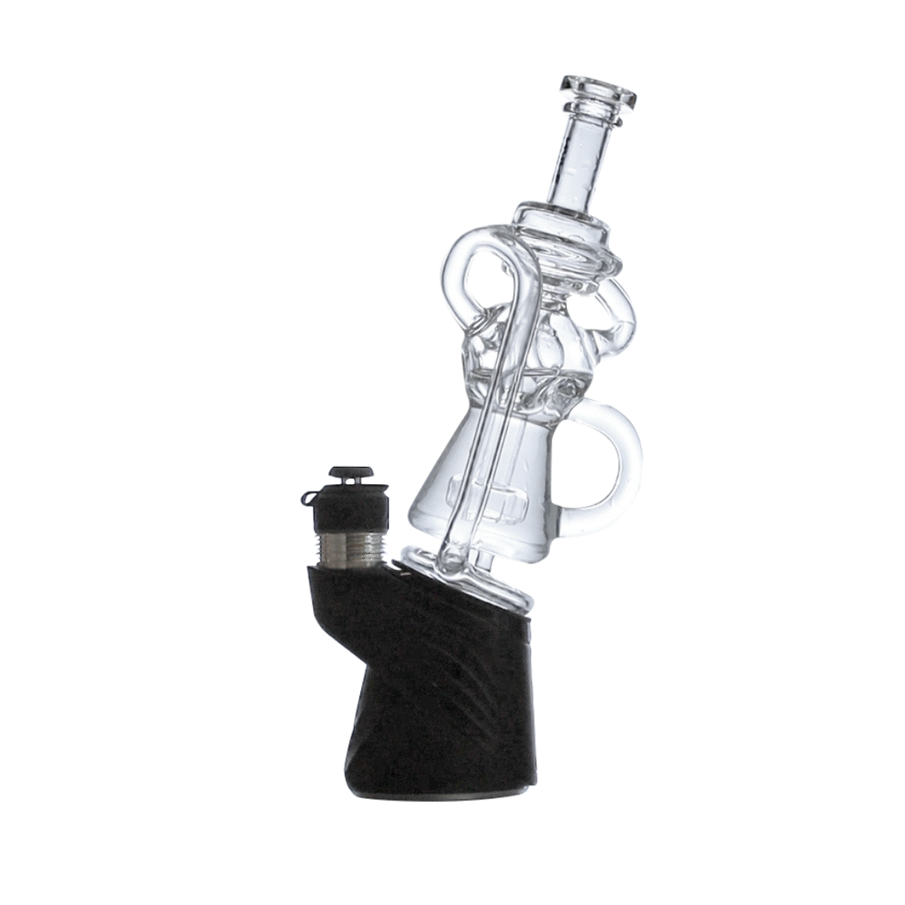Clear Wulf Mods Loop Puffco Peak Top Bubbling With Peak on white background