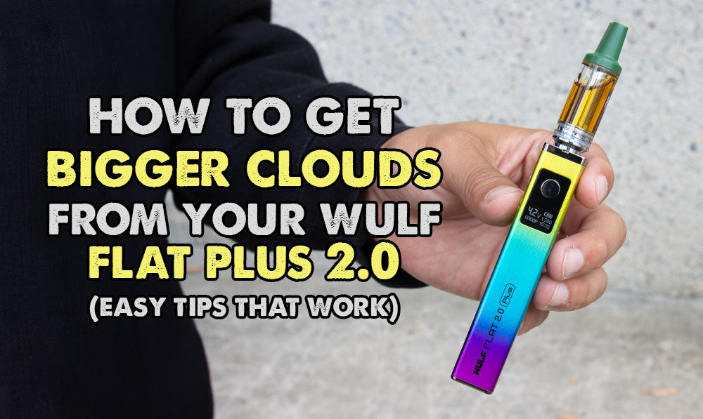 blog title with man holding WULF Flat Plus 2.0