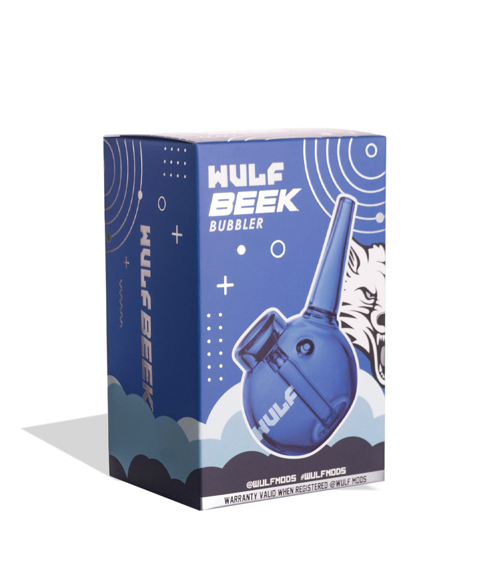 Blue box Wulf Mods Beek Bubbler on white background