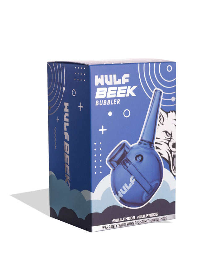 Blue box Wulf Mods Beek Bubbler on white background