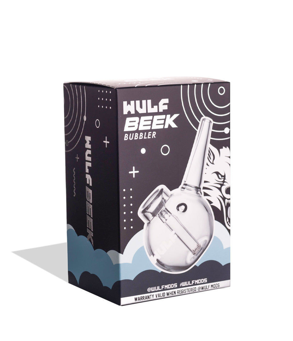 Clear box Wulf Mods Beek Bubbler on white background