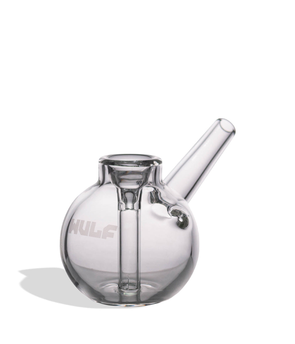 Clear angle Wulf Mods Beek Bubbler on white background