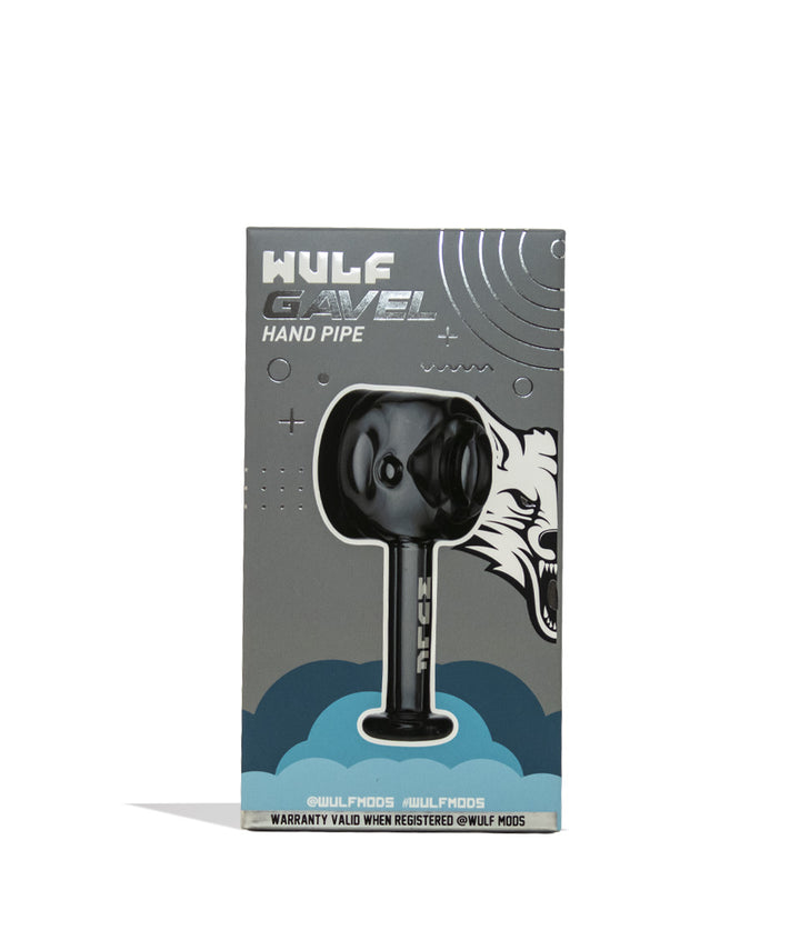 Smoke Wulf Mods Gavel Hand Pipe Packaging Front View on White Background