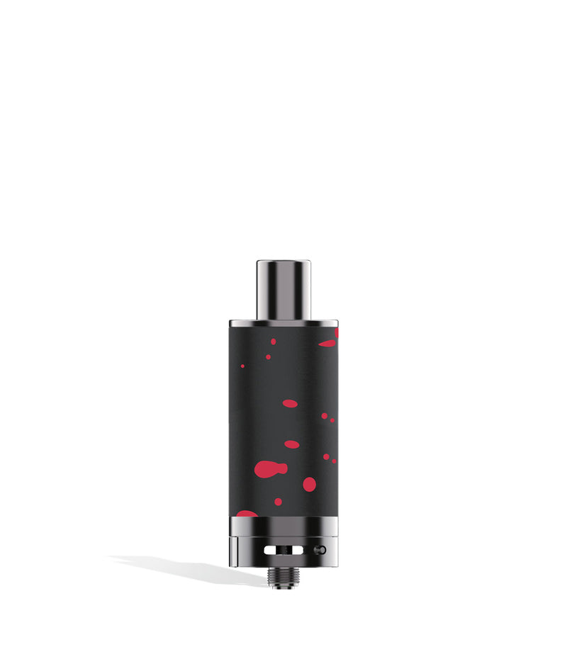 Black Red Spatter Wulf Mods Evolve Plus XL Duo Dry Atomizer on White Background